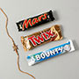 Swastik Rakhi Set with Chocolates