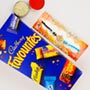 Ganesha Rakhi And Cadbury Favourites