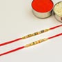Pair of 2 Beautiful Beads Rakhi
