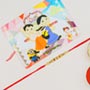 Pair of 2 Beads & Kids Cartoon Rakhi