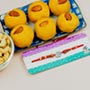 Om Rakhi With Cashews & Besan Laddu