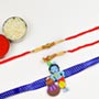 Bhaiya Bhabhi & Kids Cartoon 3 Rakhi Set