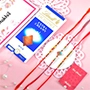 Set of 3 Bhai Rakhis with Lindt Extra Creamy Chocolate