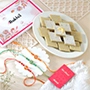 Set of 3 Elegant Rakhi with Kaju katli