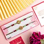 Set of 2 Floral Shape Rakhi