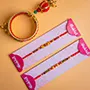 Set of 2 Bhai Rakhi with Lumba Rakhi