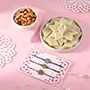 Set of 3 Rakhi With Kaju katli & Almond