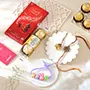 Set of 3 adorable Perfect Rakhi & Gourmet Hamper