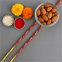 Mauli Rakhi Set of 2 With Almonds
