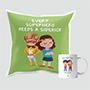 Every Superhero Needs a Sidekick Cushion & Mug
