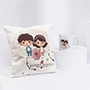 Happy Raksha Bandhan Cushion & Mug