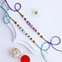 Sneh Nityam Creation Regular Ethnic Pearl Rakhi set of 2