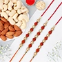 Rudraksha Bliss Rakhi Set of 3 & Nutty Delight