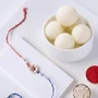 FNP Designer Meenakari Rakhi With Rasgulla 1 kg