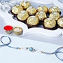 The Royal Elegance Meenakari Rakhi N Ferrero Delight