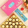 Bal Hanuman Rakhi For Kids With 24 Ferrero Rocher