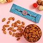 Superhero Captain America Rakhi For Kids With 100 Gms Almonds Exp