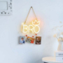 Bro Neon Light Wall Hanging with 3 Personalized Frames
