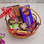 Yummy Snack Gift Basket for sister