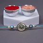 Blue Evil Eye Designer Rakhi for Brother