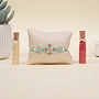 Modern Diagonal Evil Eye Designer Rakhi for Brother