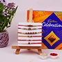 Rudraksha Rakhi Set of 6 with Celebration Pack