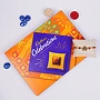 Mahadev Rudraksh Rakhi with Celebration Chocolates