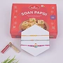 Sweet Celebration Set of 3 Rakhi with Soan Papdi