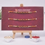 Sacred Rudraksha Rakhi Collection of 3