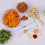 Premium Bhaiya Bhabhi Rakhi Dry Fruit & Nachos Hamper