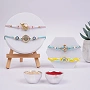 Designer Rakhi Set of 4 with Roli Chawal