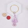 Premium Lavender Tassel Lumba Rakhi Bracelet for Bhabhi