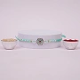 Elegant Aqua Stone Rakhi for Brother