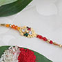 Designer Golden Rakhi