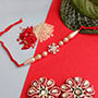 Glossy Pearl Rakhi