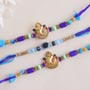 Set of 3 designers beaded Rakhi