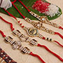 Propitious alluring Rakhi set of 5