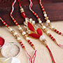 Captivating Designer Rakhi set of 5