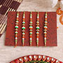 Set of 5 Tricolor Rakhi