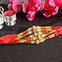 Vibrant Set of 12 Beaded Rakhi