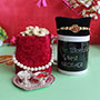Affectionate Rakhi with Dry Fruit Combo
