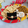 Golden Rakhi with Healthy Surprises