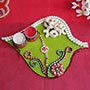 Delicious Golden Rakhi with Thali