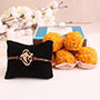 Ganpati Rakhi with Moti Boondi Laddoo