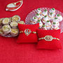 Aesthetic Rakhis with Sweet Delights