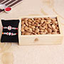 Silver Rakhis with Almonds