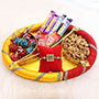 Wooden Om Rakhi Hamper