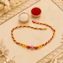Red Evil Eye Thread Rakhi for Brother