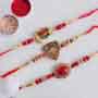 Rakhi Set of Three Golden Rakhi - Russia