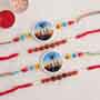 Two Pubg and Two Rudraksha Rakhi Set
